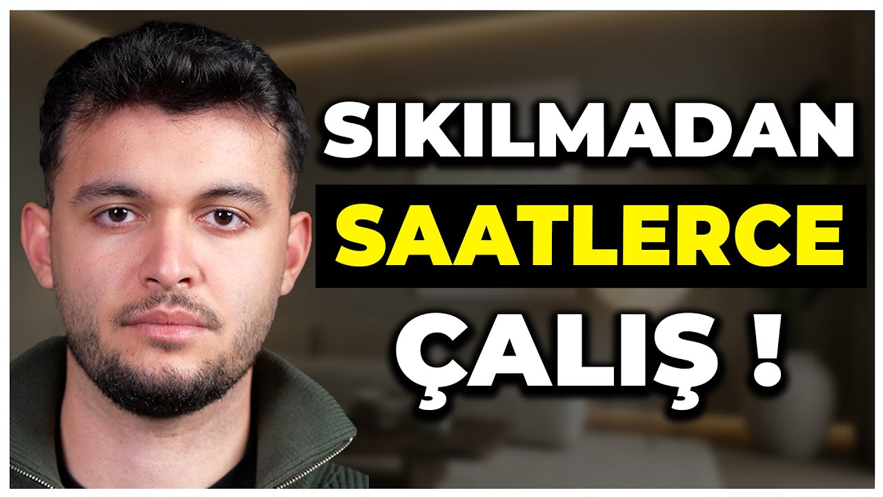 Ders Çalışmak İstiyorsun Fakat Bir Türlü Masaya Geçemiyorsun Biliyorum.