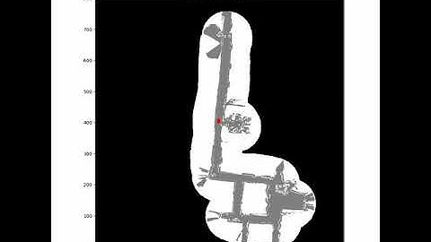 16833 HW1 Particle Filters with adaptive count result on robotdata1.log