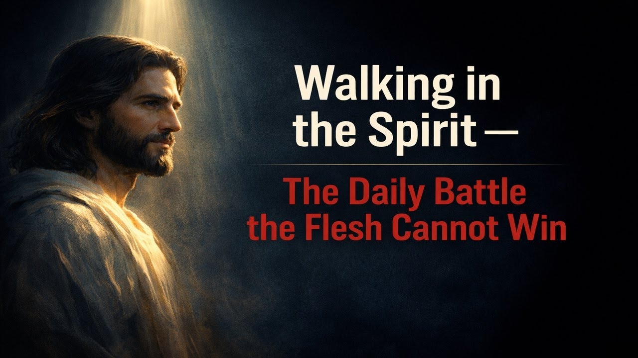 Walking in the Spirit — The Daily Battle the Flesh Cannot Win.