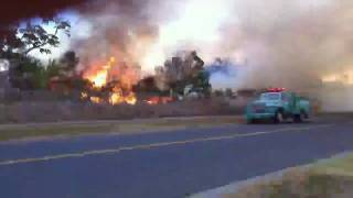 Maui High School Fire July 19 2010 By Rey Patao Mauinow