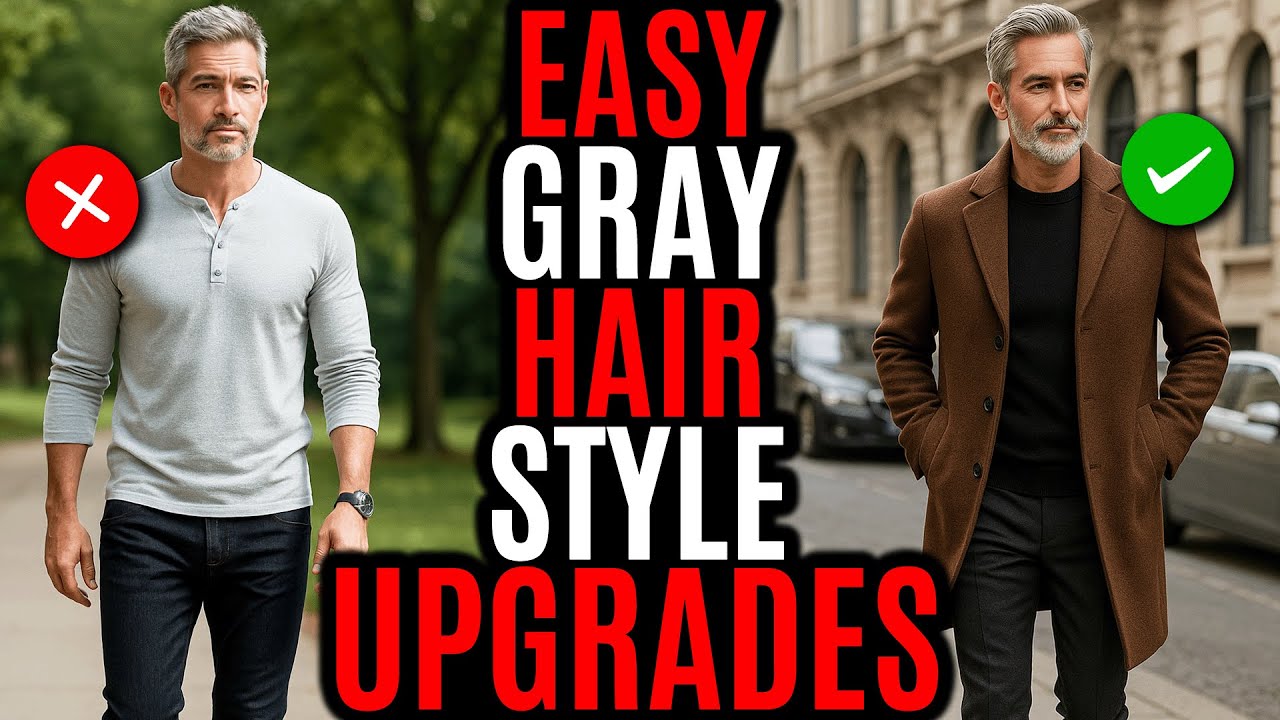 11 простых способов улучшить стиль для мужчин с седыми волосами (40+)