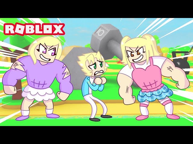 We Become The Strongest Blondes In Roblox - roblox easiest rainbow obby ever world record download