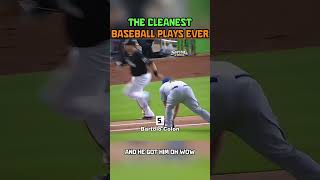 The Cleanest Baseball Plays Ever 😱 #baseball #mlblb #baseballhighlights
