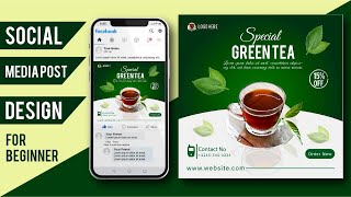 how to create social media posts Design in illustrator||professional post design||Rasheed RGD