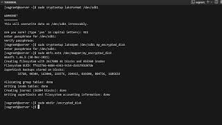 Disk Encryption with LUKS on Linux