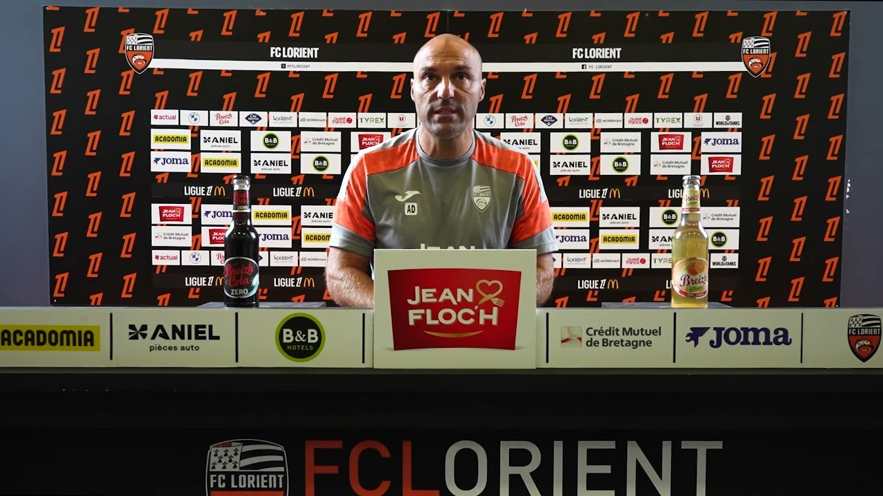 Le point presse d'Alexandre Dujeux avant FC Lorient - Toulouse FC 26-27