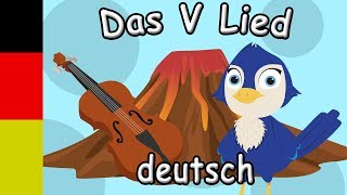 Letter V Song - The German Alphabet Song - Pronunciation of German Letters