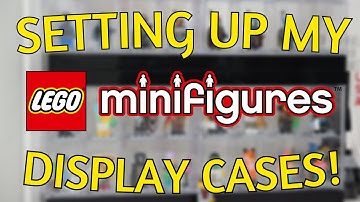 Setting Up My LEGO Minifigure Display Cases!