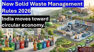 Solid Waste Management Rules 2026 | Waste Segregation, RDF & Landfill Rules | UPSC