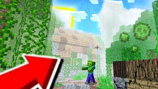 Я нашёл страшную заброшенную деревню в джунглях. minecraft 100% троллинг