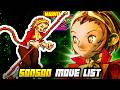 SONSON MOVE LIST - Marvel vs. Capcom 2: New Age of Heroes (MvC2)