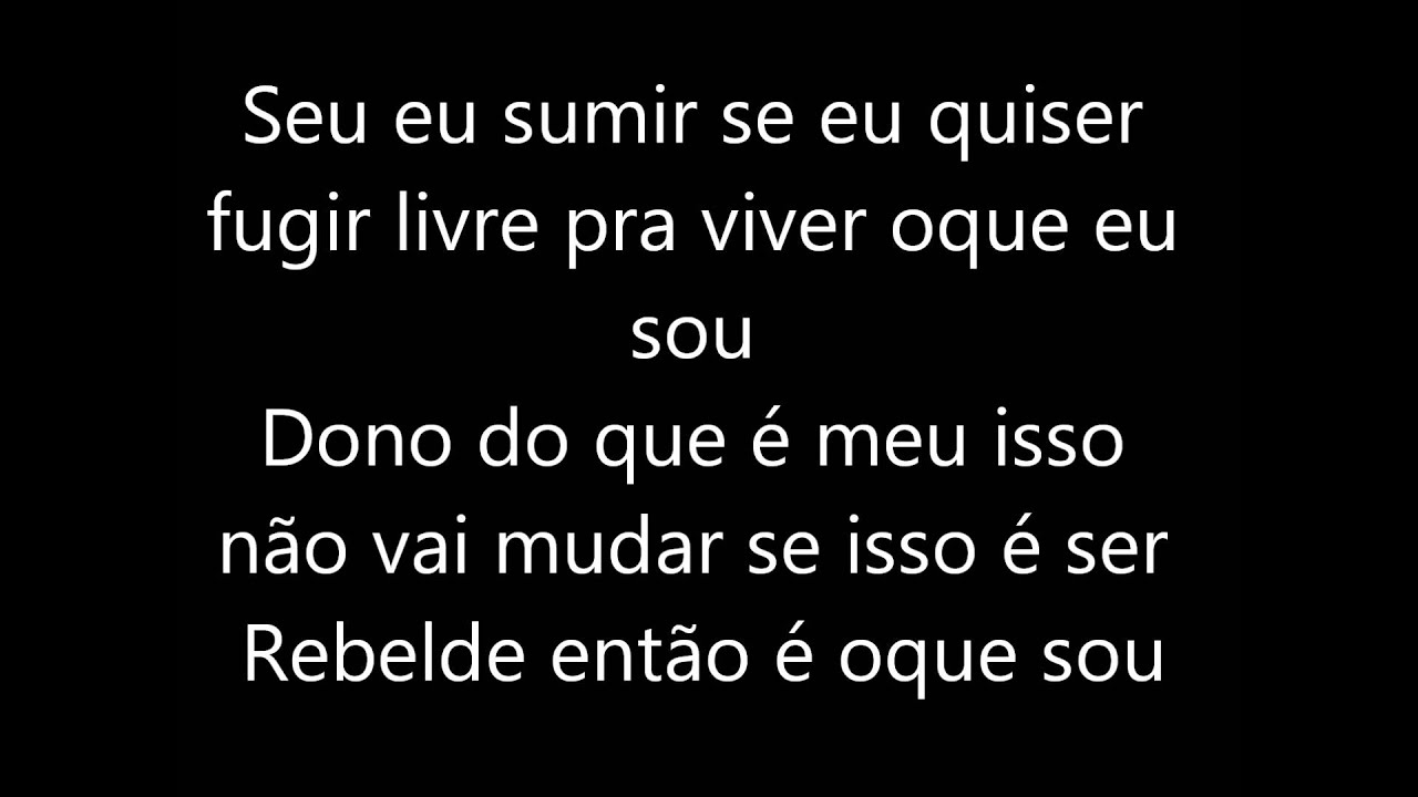 RebeleS- Livre Pra Viver (Letra)