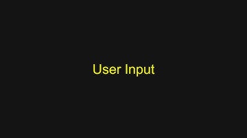 Python Tutorial - User Input