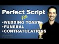 You Have to Do a Toast? Use this Script to Sound Perfect Every Time You Have to Speak in Public