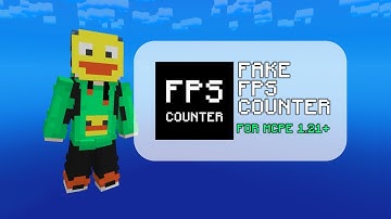 Fake FPS Counter Texture Pack MCPE | Release   #minecraft #mcpe