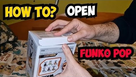 How to open a Funko POP box without damage?
