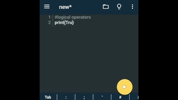 logical operator in python