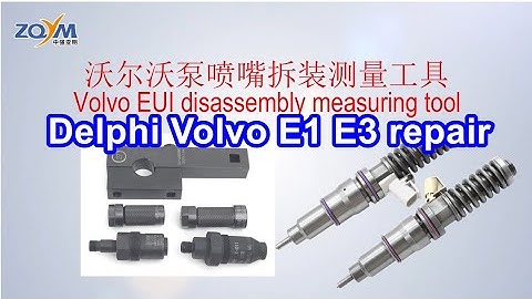 How to repair Volvo EUI injector E1 E3 series -ZQYM DIESEL SYSTEM
