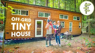 Family Living in OffGrid Tiny House to Save Money & Work Less