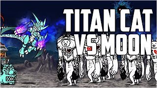 The Battle Cats | Titan Cat (Jamiera Cat) vs All Moon Stages!