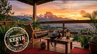 Afro Lofi Radio 🇰🇪 Mount Kenya Sunset | Nyatiti LoFi & Deep Log Drum to Study / Vibe screenshot 4