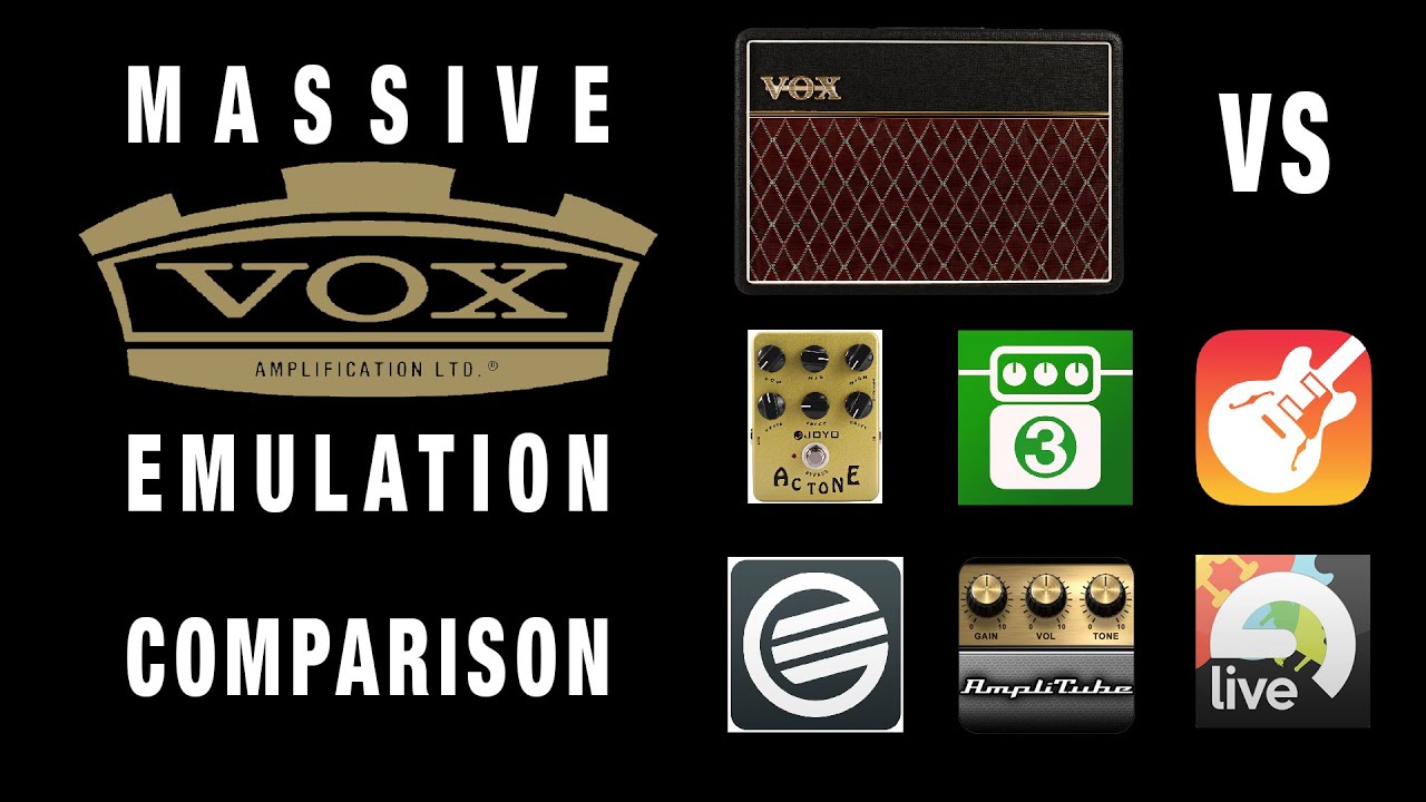 Massive VOX vs Joyo AcTone vs Amp VST Comparison (No Talking)
