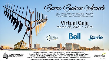 Barrie Chamber of Commerce 2020 Virtual Gala - MTAV Production 2021