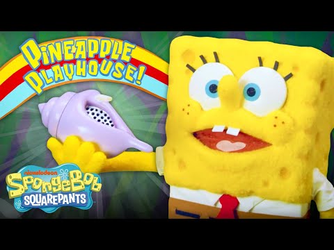 SpongeBob & The Magic Conch 🐚 | Season 2 Episode 1 | Pineapple Playhouse | SpongeBob