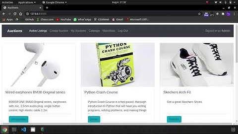CS50 Web | Commerce - Project 2