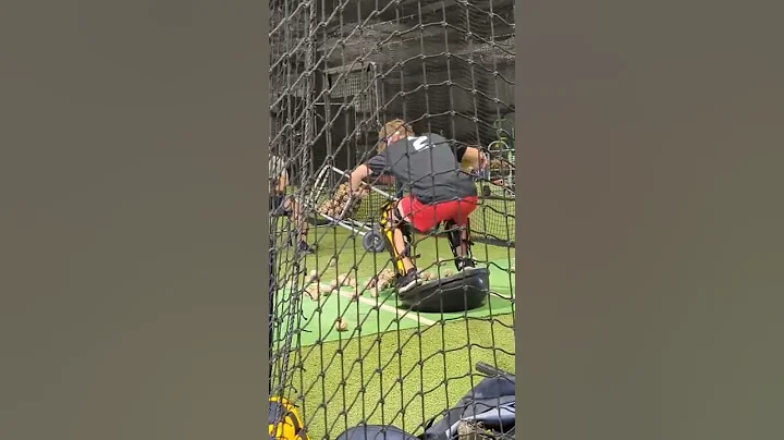 Donald Steward baseball catcher workout