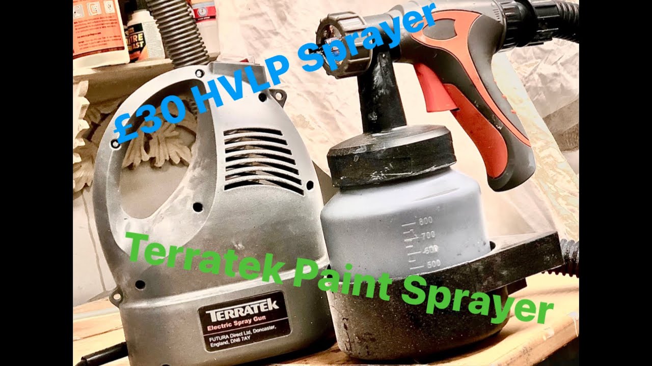 Using the Terratek 650w HVLP sprayer! YouTube