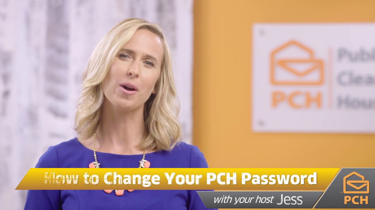 big check dimensions Change Your PCH Account’s Password