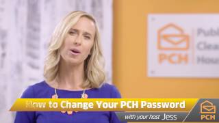 Change Your PCH Account’s Password