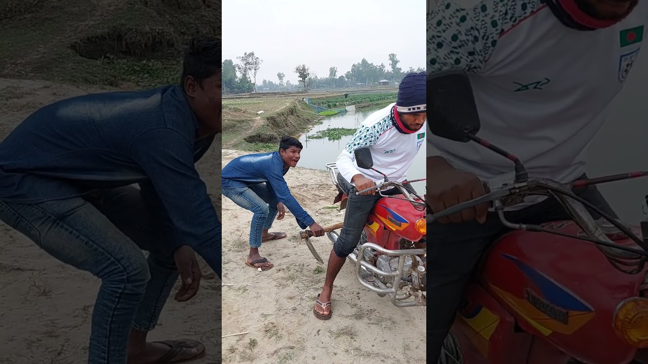 They made the car stand with bamboo inside the wheels.
