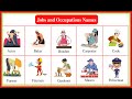 Jobs and occupationjobs and profession  englishjobs and occupation in englishenglish vocabulary