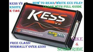 How to Use Kess v2 Ksuite to READ/WRITE file from ECU via OBD2 Diagnostic Port VAUXHALL OPEL CORSA D