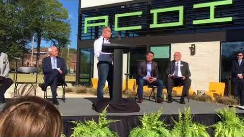 PaperCut founder Chris Dance at ACDI Ribbon Cutting Ceremony