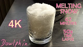 Melting snow in 4K (50x time lapse)