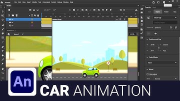 How to Animate Car in Adobe Animate CC | Animate CC Tutorial in Hindi | Animation Course