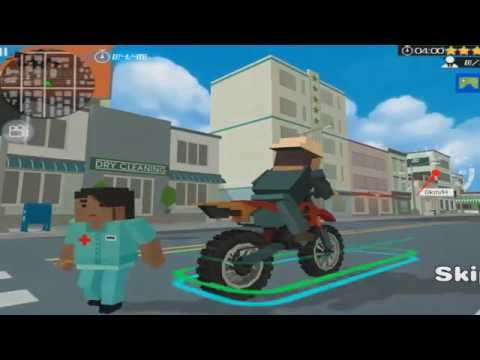 Moto Rider 3D: Blocky City 17 (Mod Money)