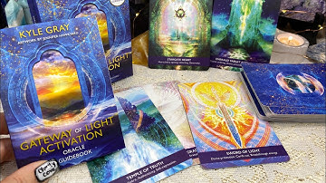 Gateway of Light Activation Oracle Cards Deck | Unboxing & Flip Through (silent, no sound)