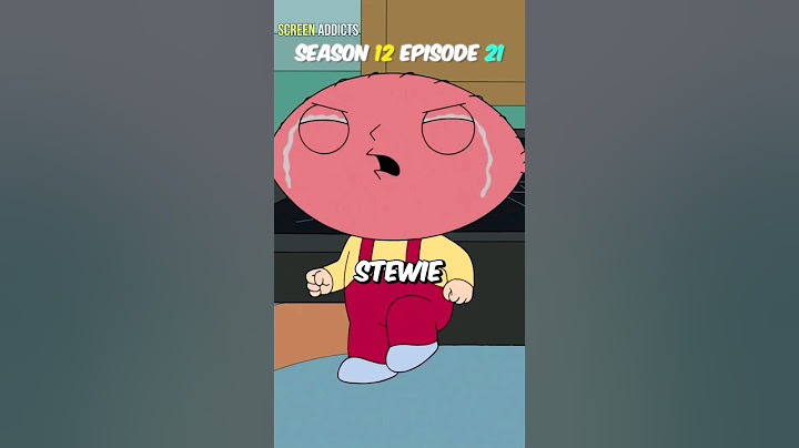 5 Times Stewie Griffin Had A Meltdown In Family Guy