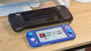 УШЕЛ СО STEAM DECK НА ПРОШИТЫЙ NINTENDO SWITCH LITE В 2023 ГОДУ