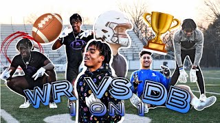 THEY GOT EXPOSED BY A D1 WIDE RECIEVER!! WR VS DB 1ON1’S | VLOGMAS DAY 12 | ItsQuTV