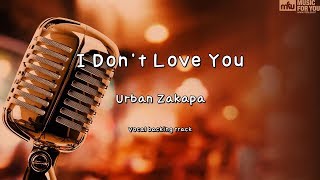 I Don't Love You - Urban Zakapa (Instrumental & Lyrics)