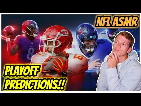 NFL ASMR | 2024 Playoff Predictions! - Whispering