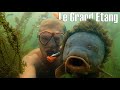 Underwater in the most difficult lake in france 26 kg koi carp