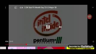 Intel! Pentium Processor Logo In G Major 50 Resimi