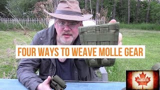 4 Ways to Weave MOLLE Gear