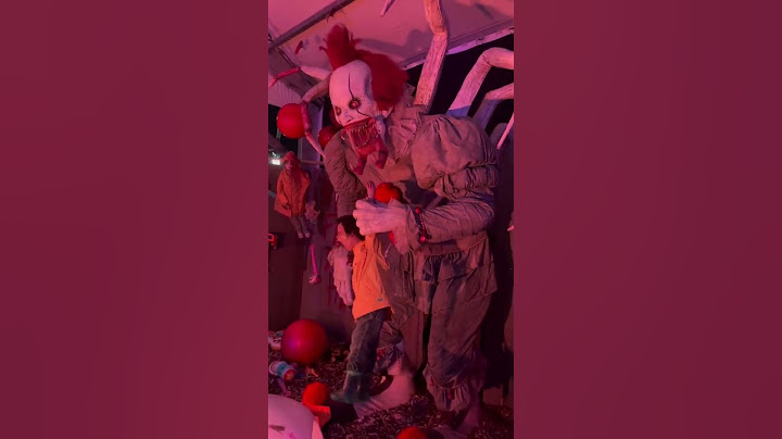 Animatrônico do Pennywise, palhaço do filme IT: A Coisa